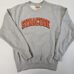 Vintage Men’s MV Sport Pro Weave Gray Syracuse Sweatshirt Pullover Small